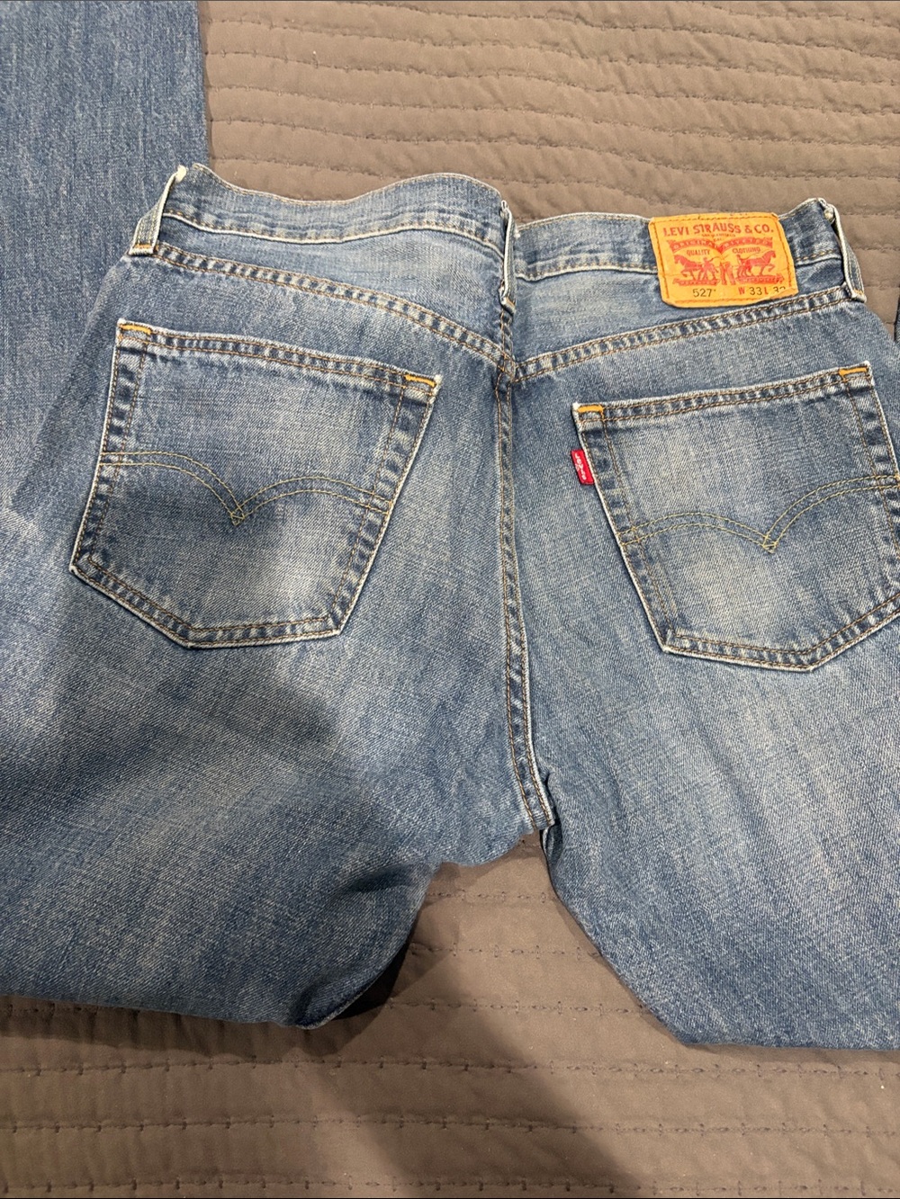 Levi's Men's Light Blue Straight Denim Jeans